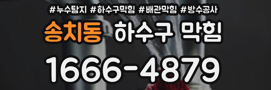 송치동 하수구 막힘