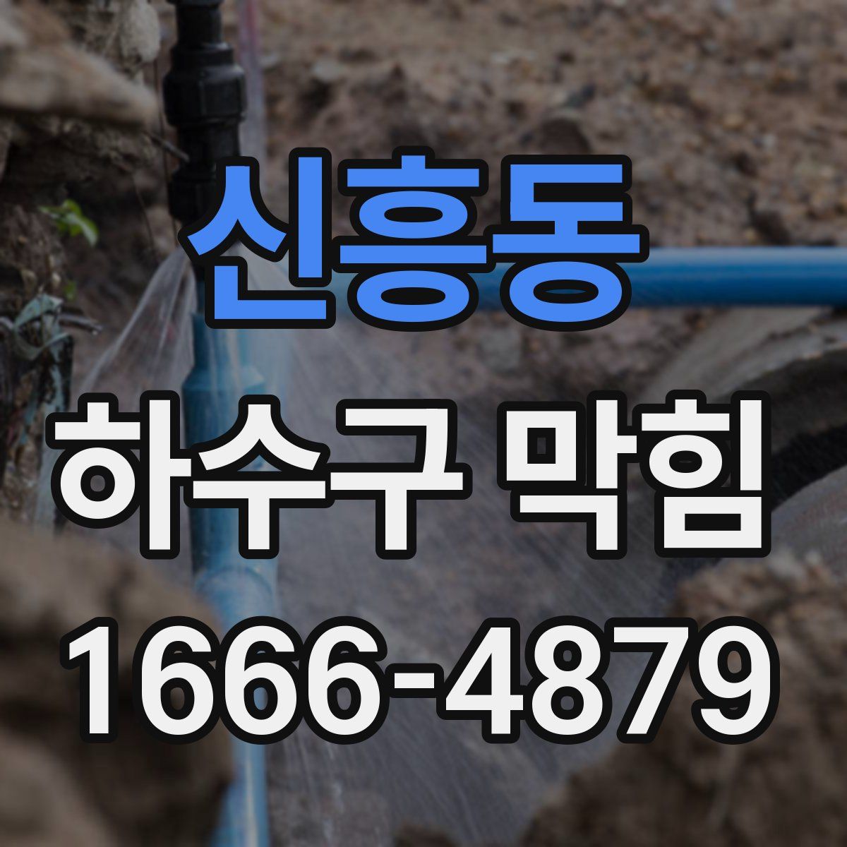 신흥동 하수구 막힘