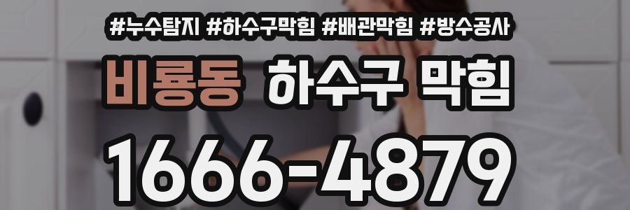 비룡동 하수구 막힘