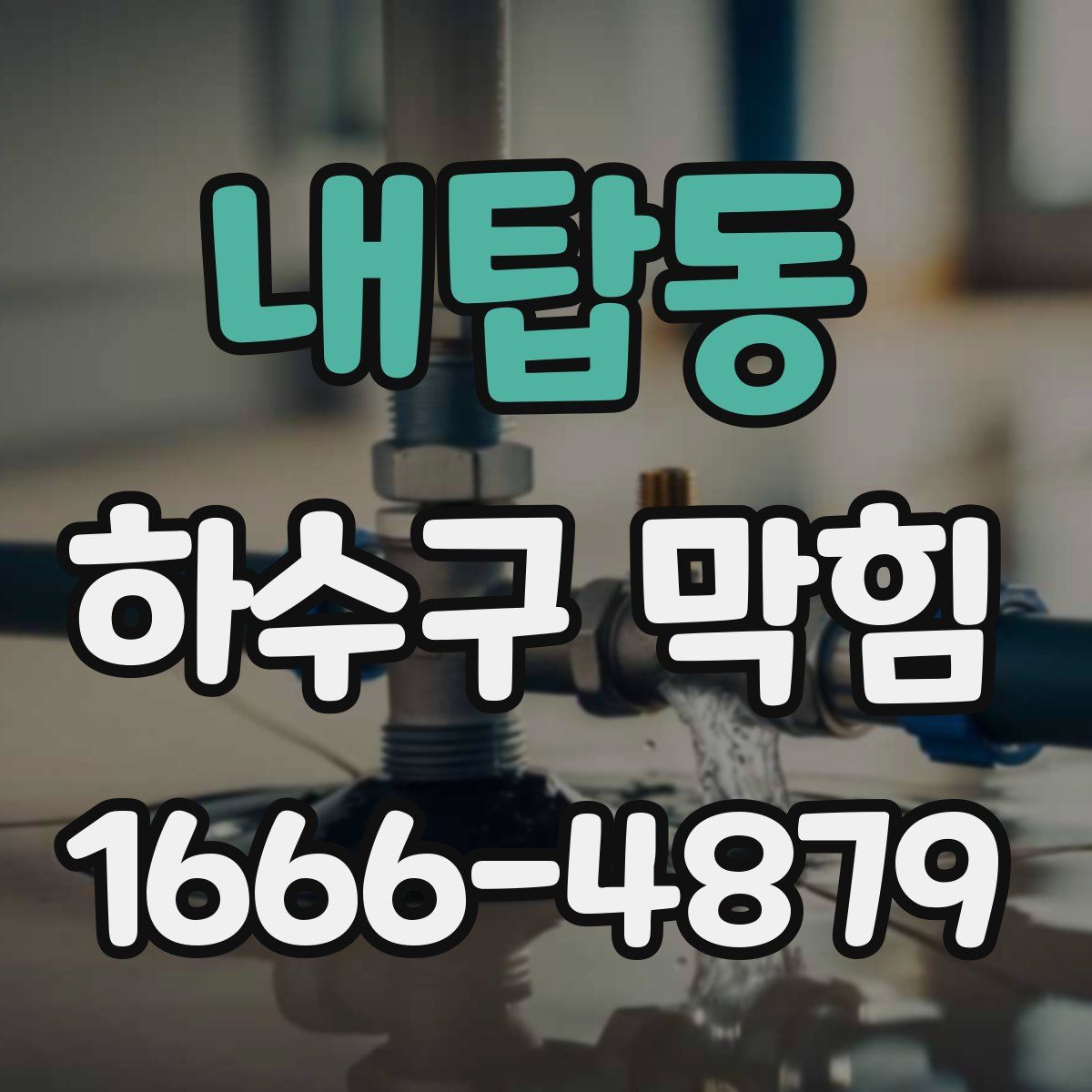 내탑동 하수구 막힘