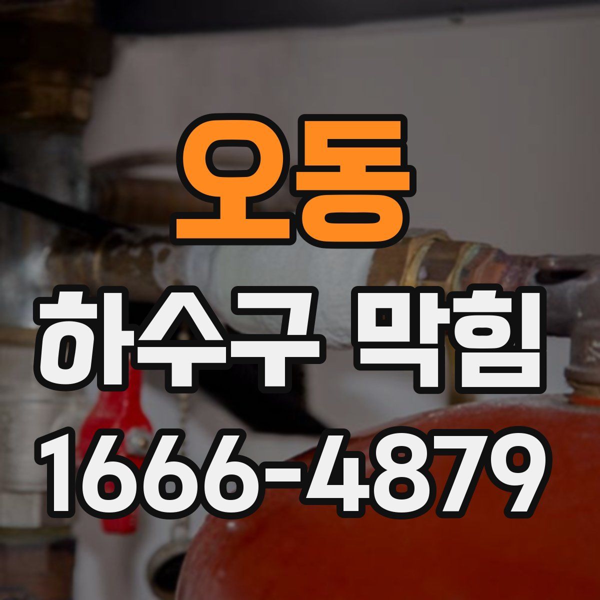 오동 하수구 막힘