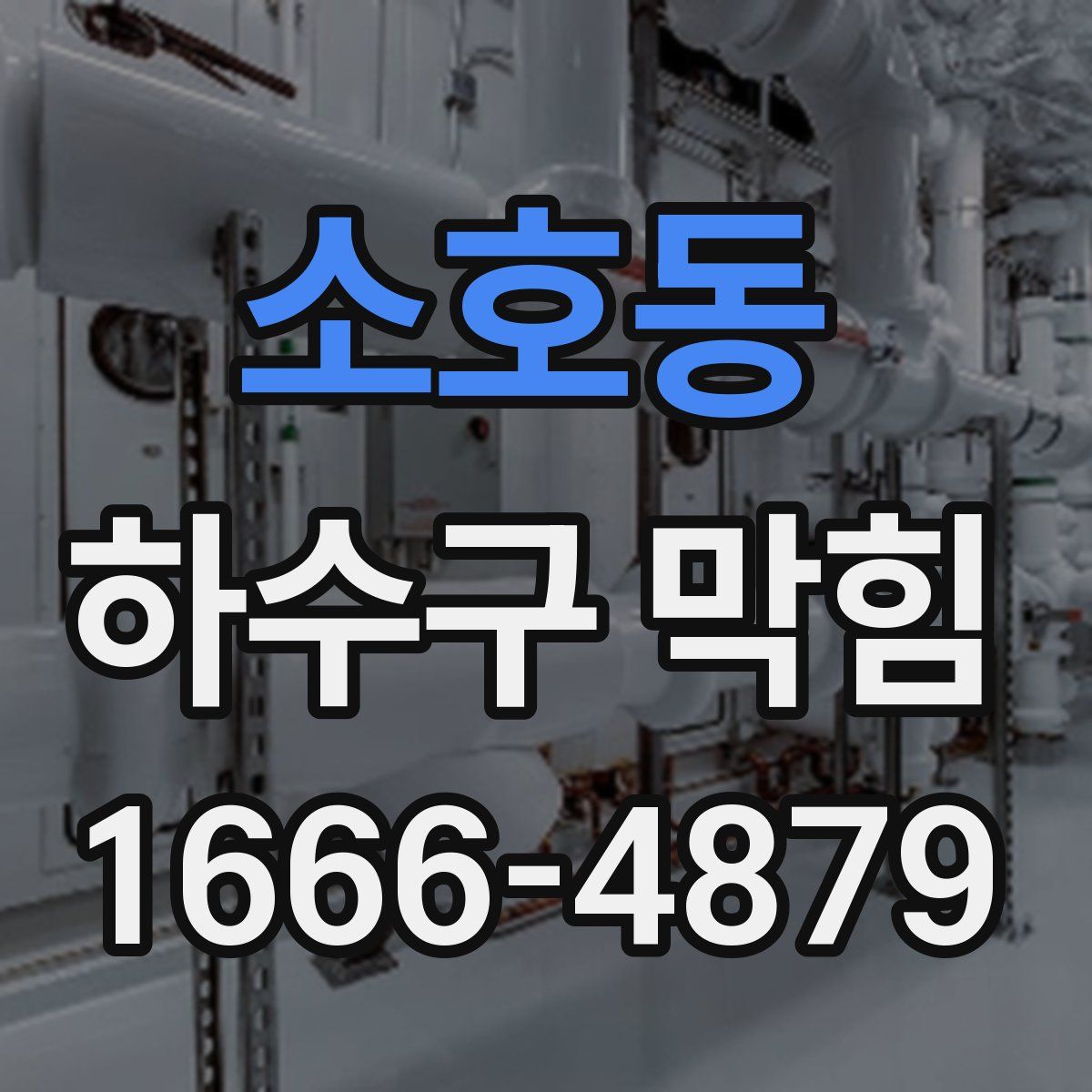 소호동 하수구 막힘