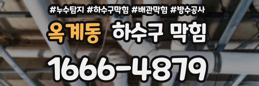 옥계동 하수구 막힘