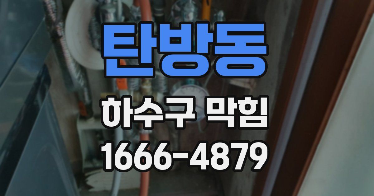 탄방동 하수구 막힘