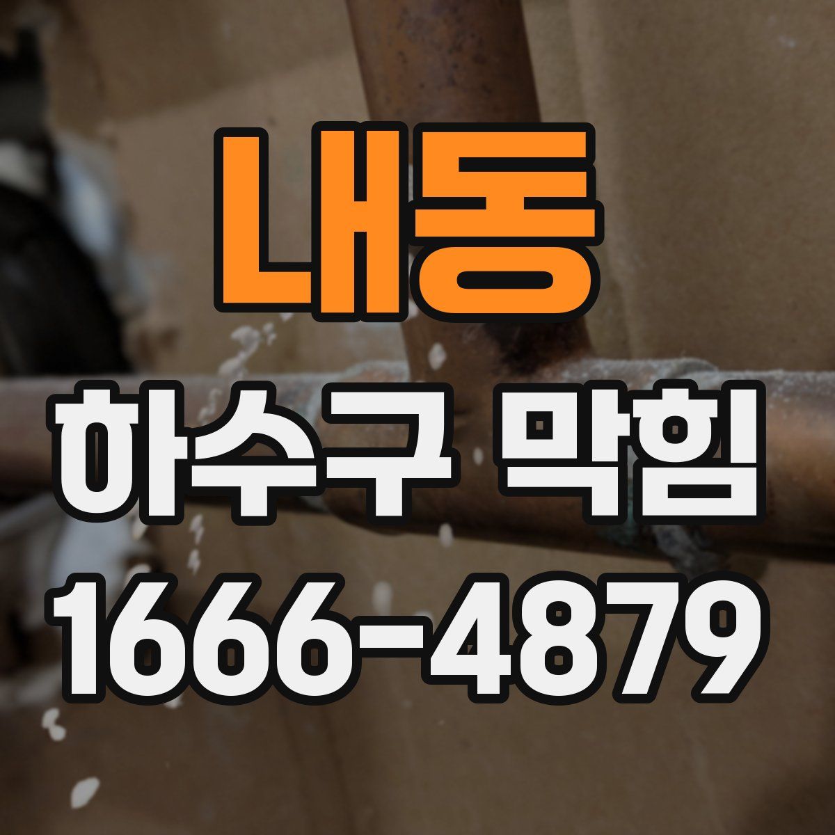 내동 하수구 막힘