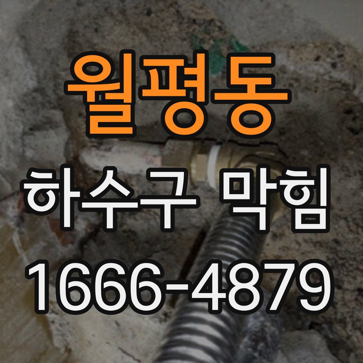 월평동 하수구 막힘