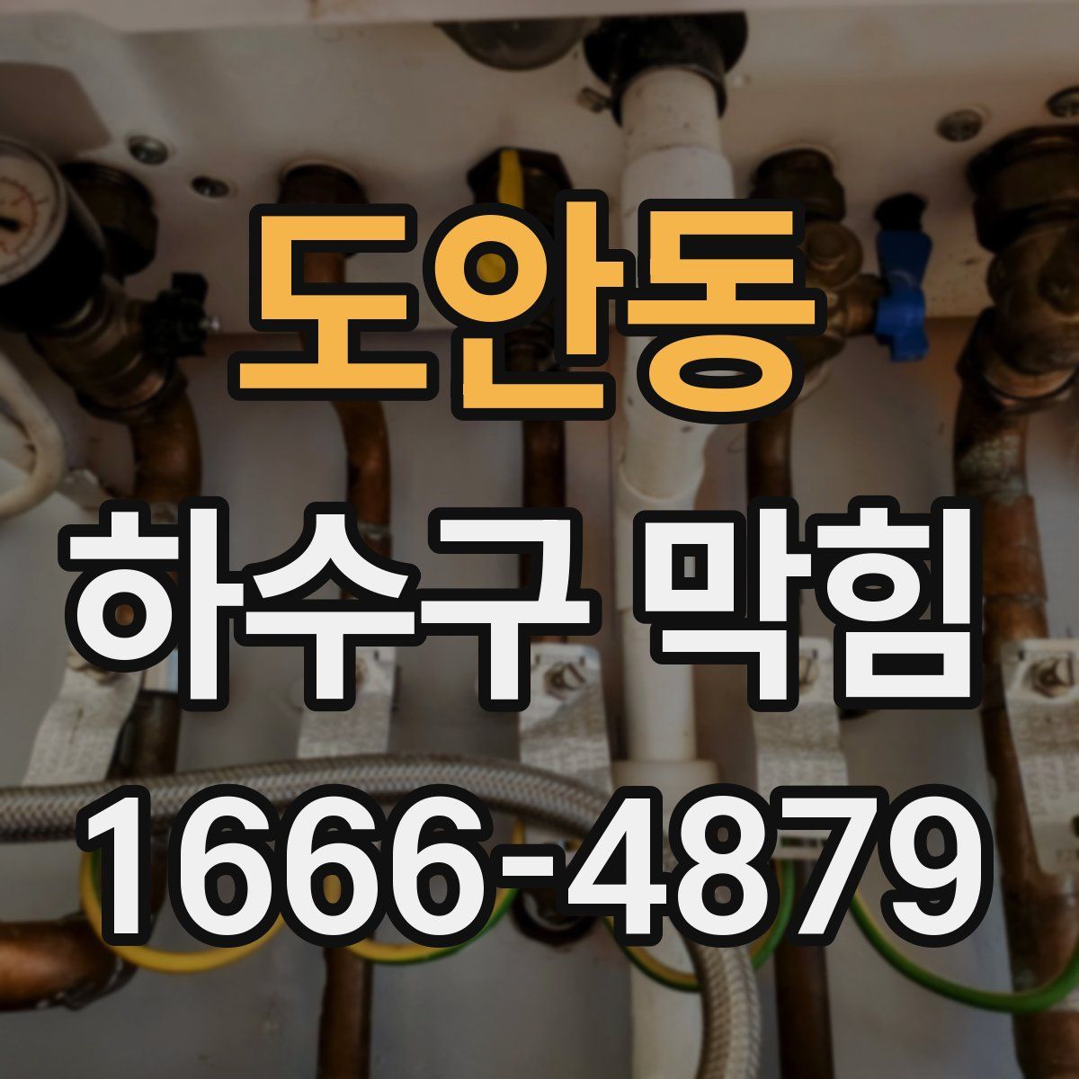 도안동 하수구 막힘