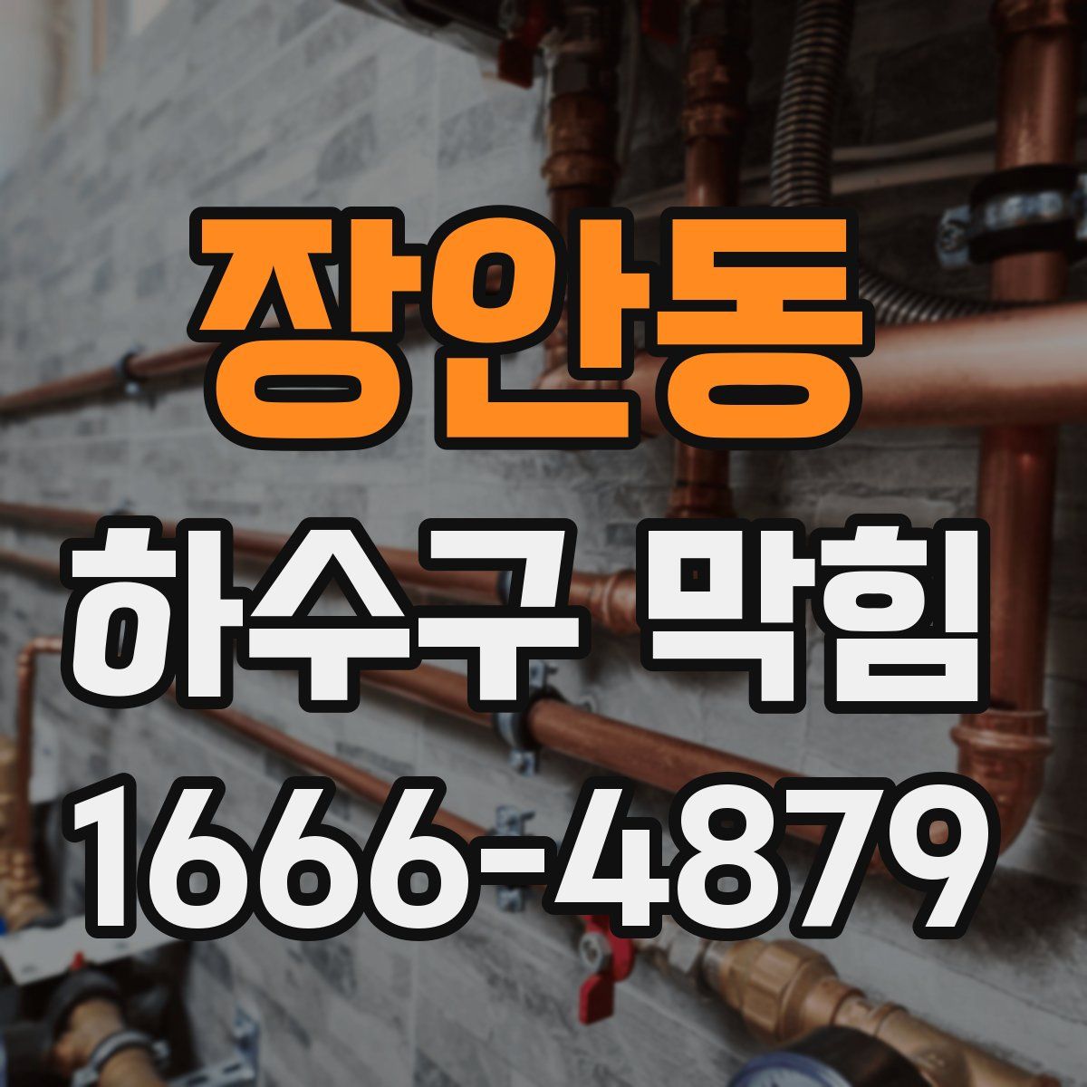 장안동 하수구 막힘