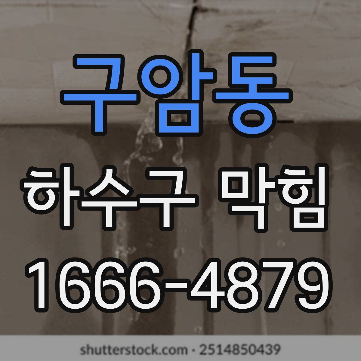 구암동 하수구 막힘
