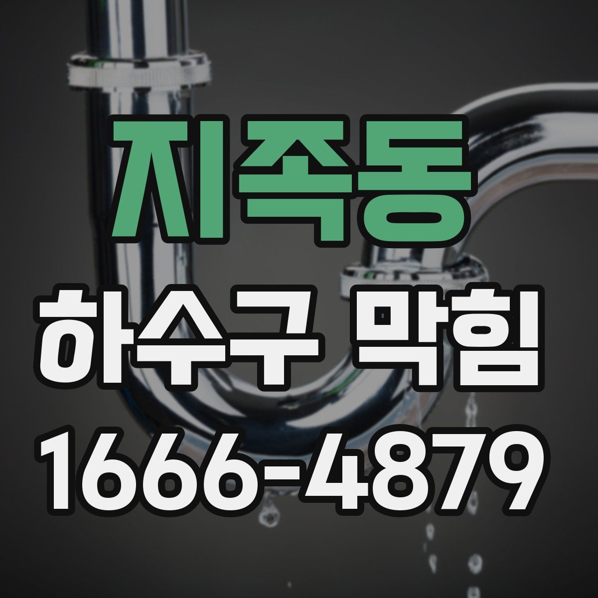 지족동 하수구 막힘