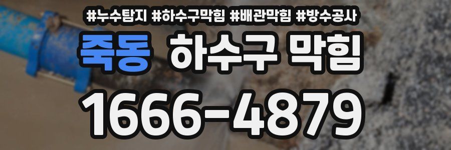 죽동 하수구 막힘
