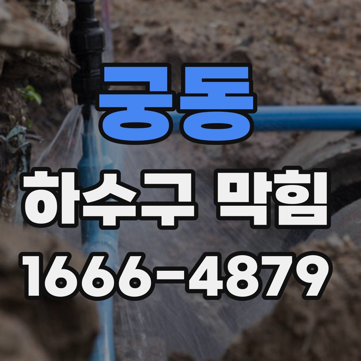 궁동 하수구 막힘