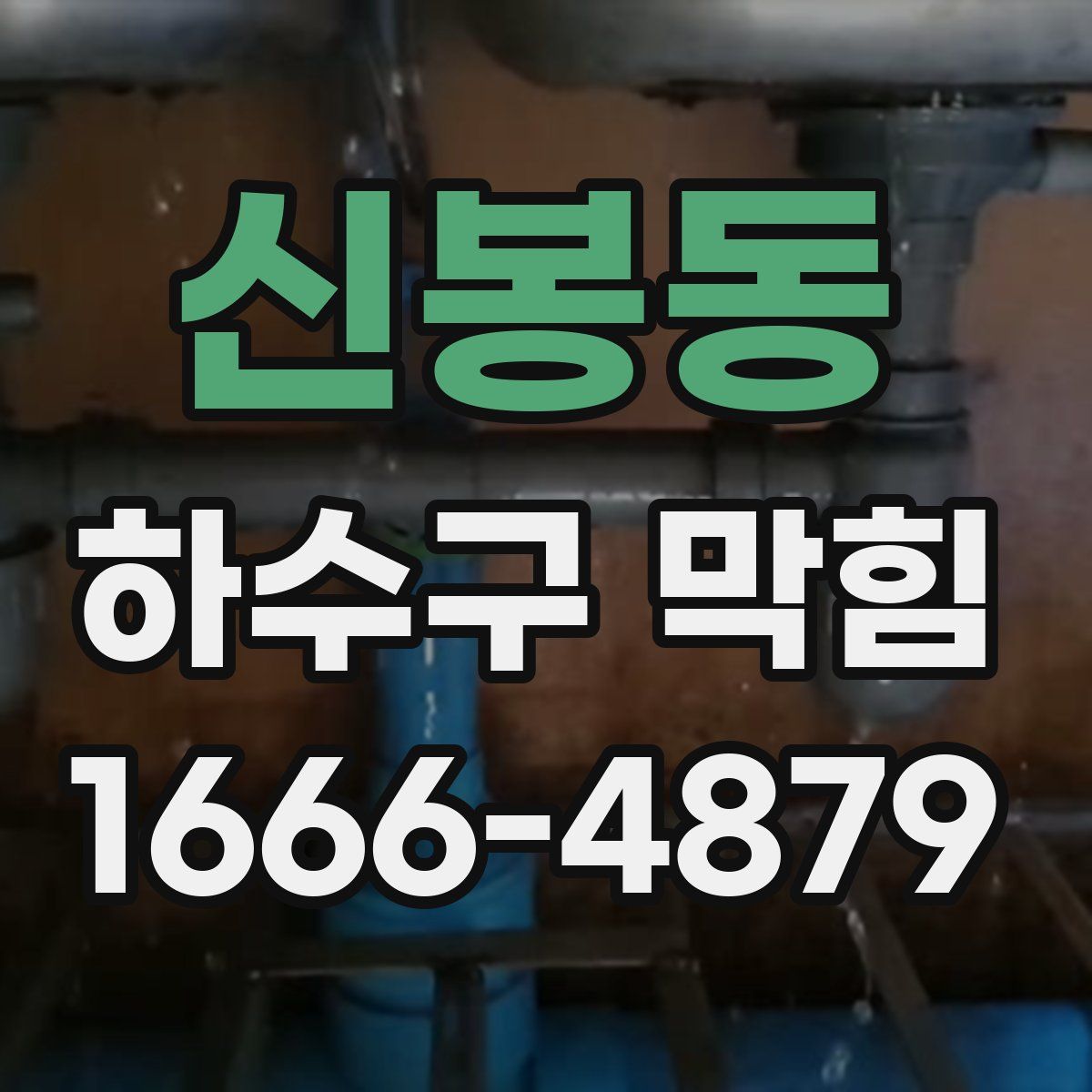신봉동 하수구 막힘