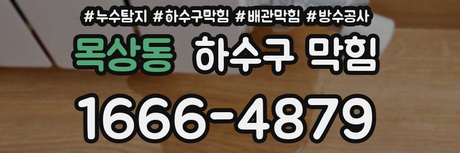 목상동 하수구 막힘