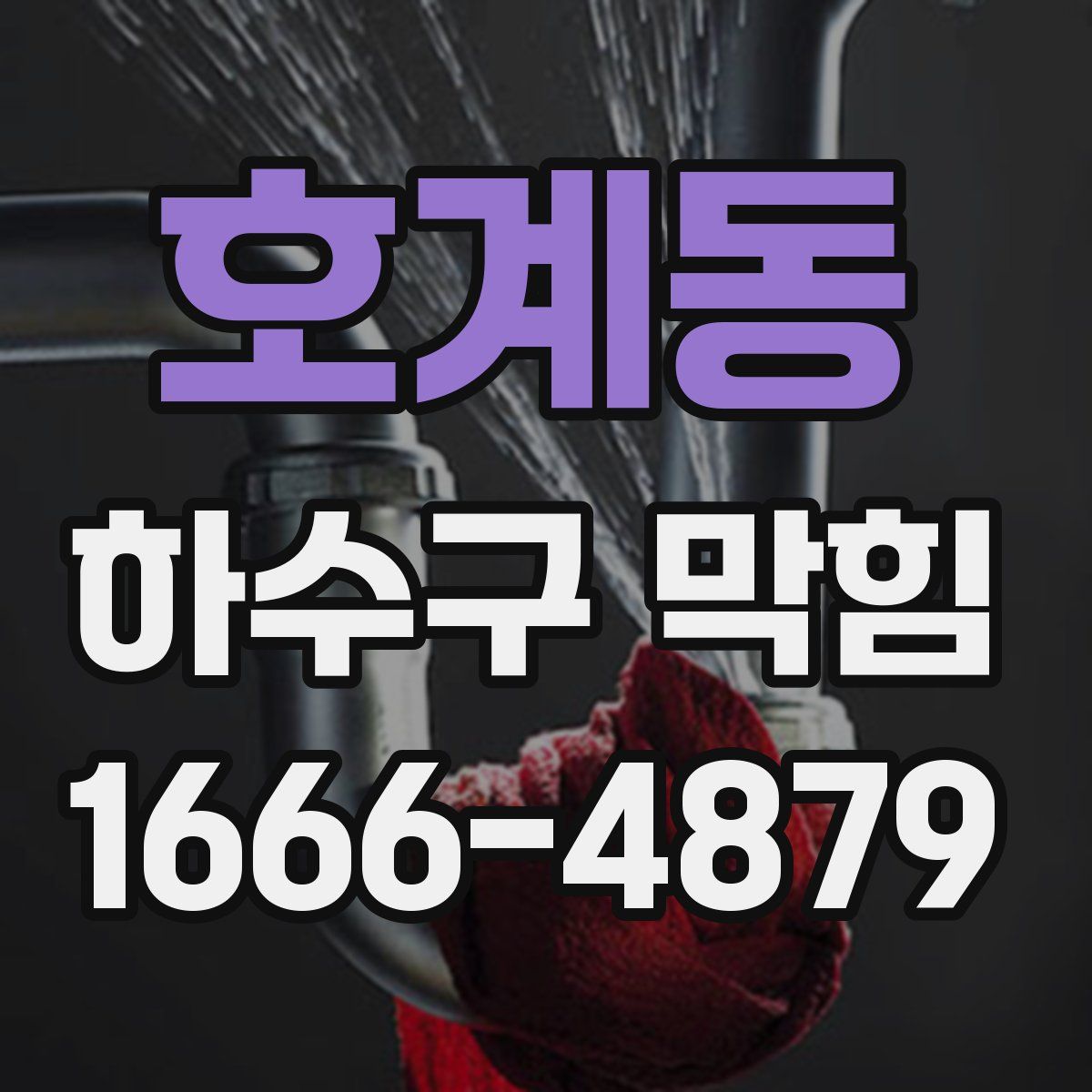 호계동 하수구 막힘