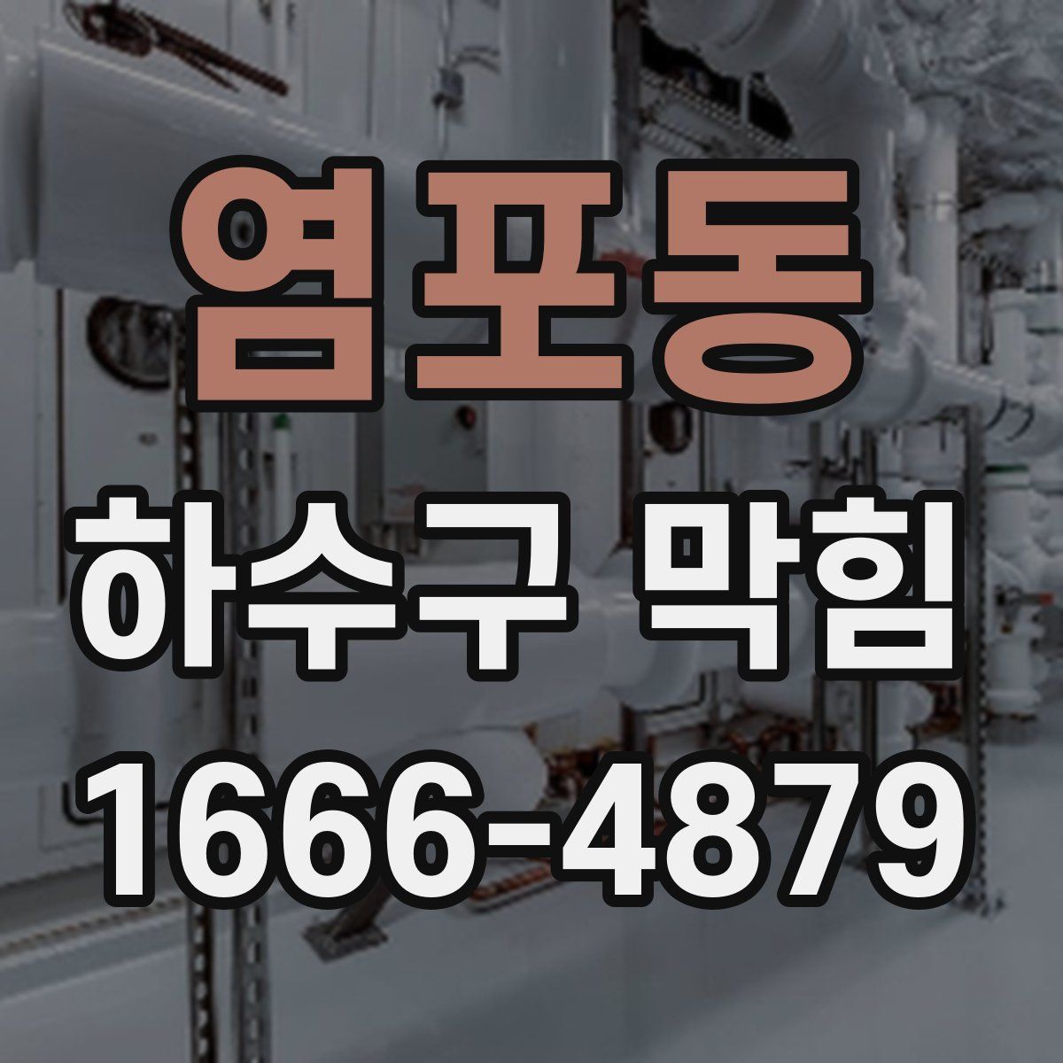 염포동 하수구 막힘