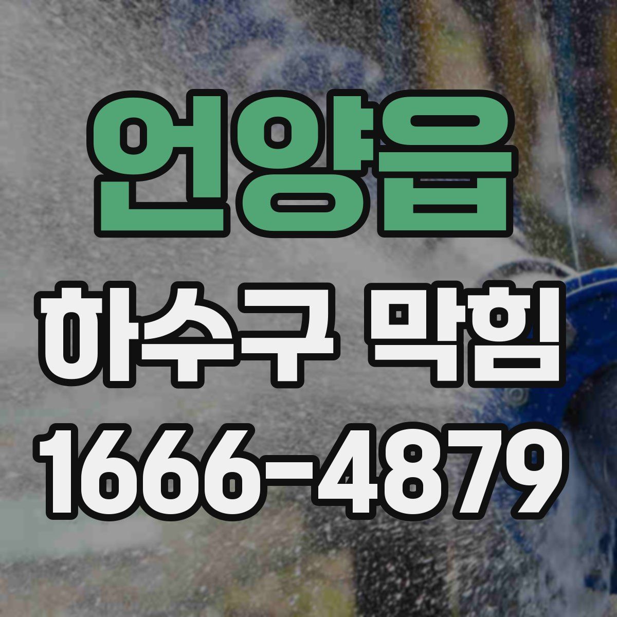 언양읍 하수구 막힘