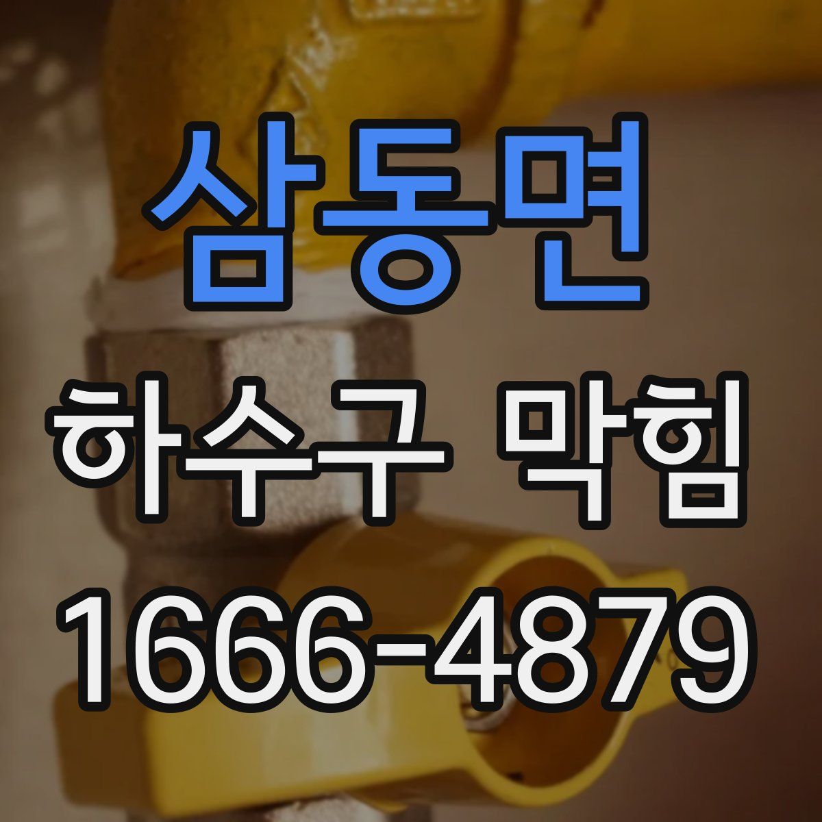 삼동면 하수구 막힘