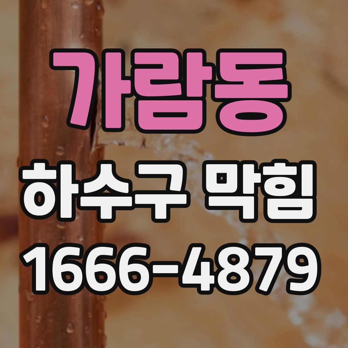 가람동 하수구 막힘