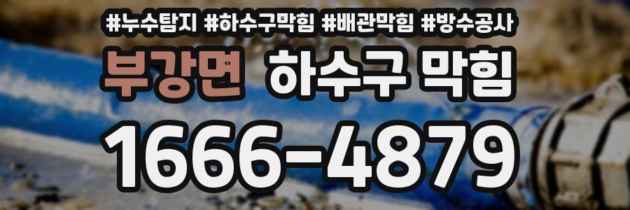 부강면 하수구 막힘
