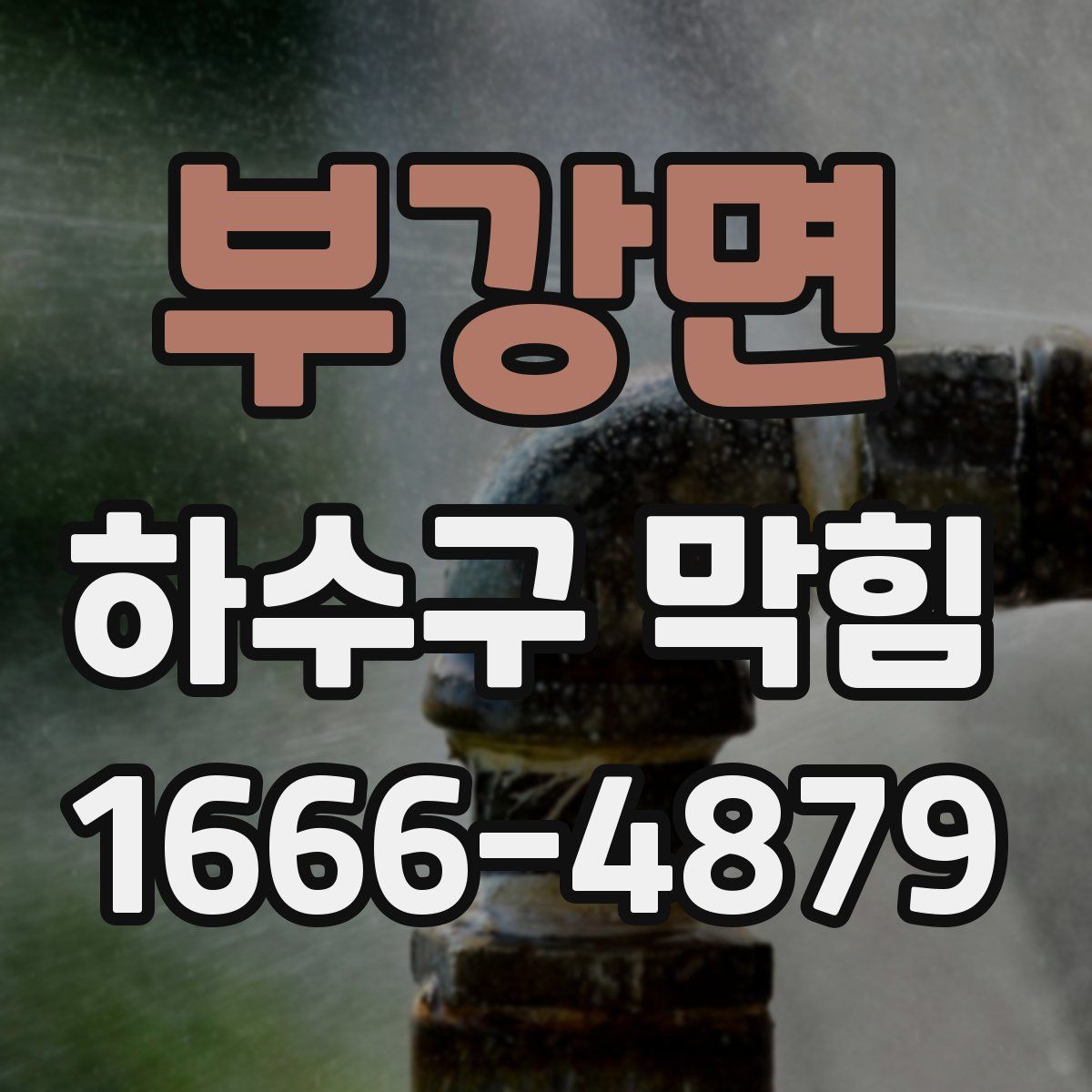 부강면 하수구 막힘