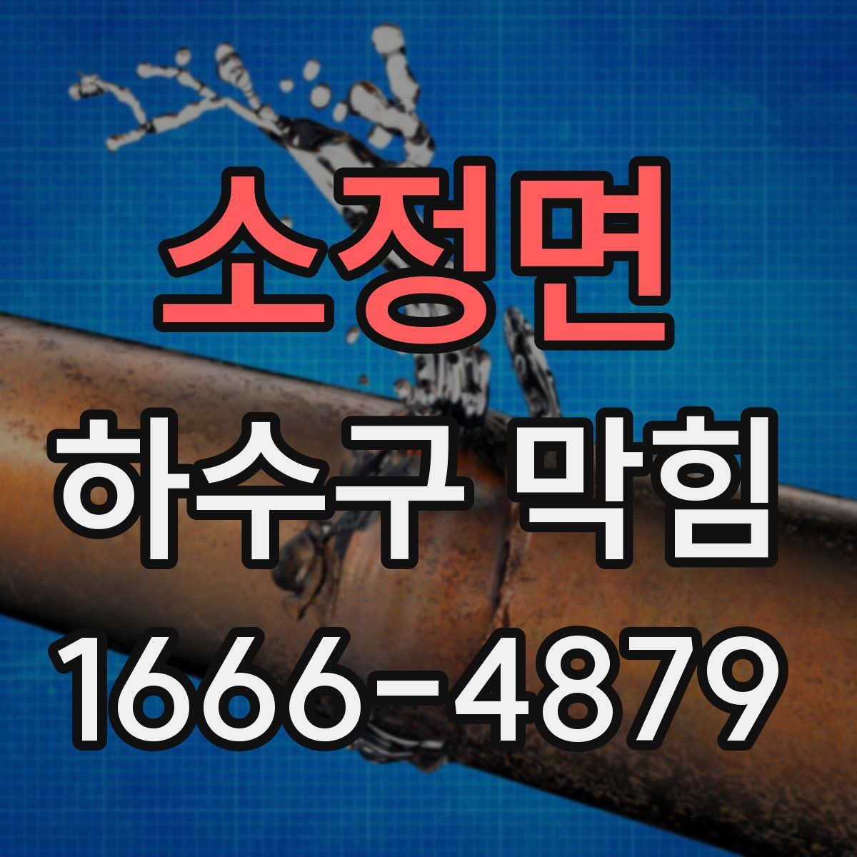 소정면 하수구 막힘