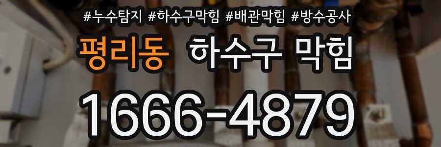 평리동 하수구 막힘