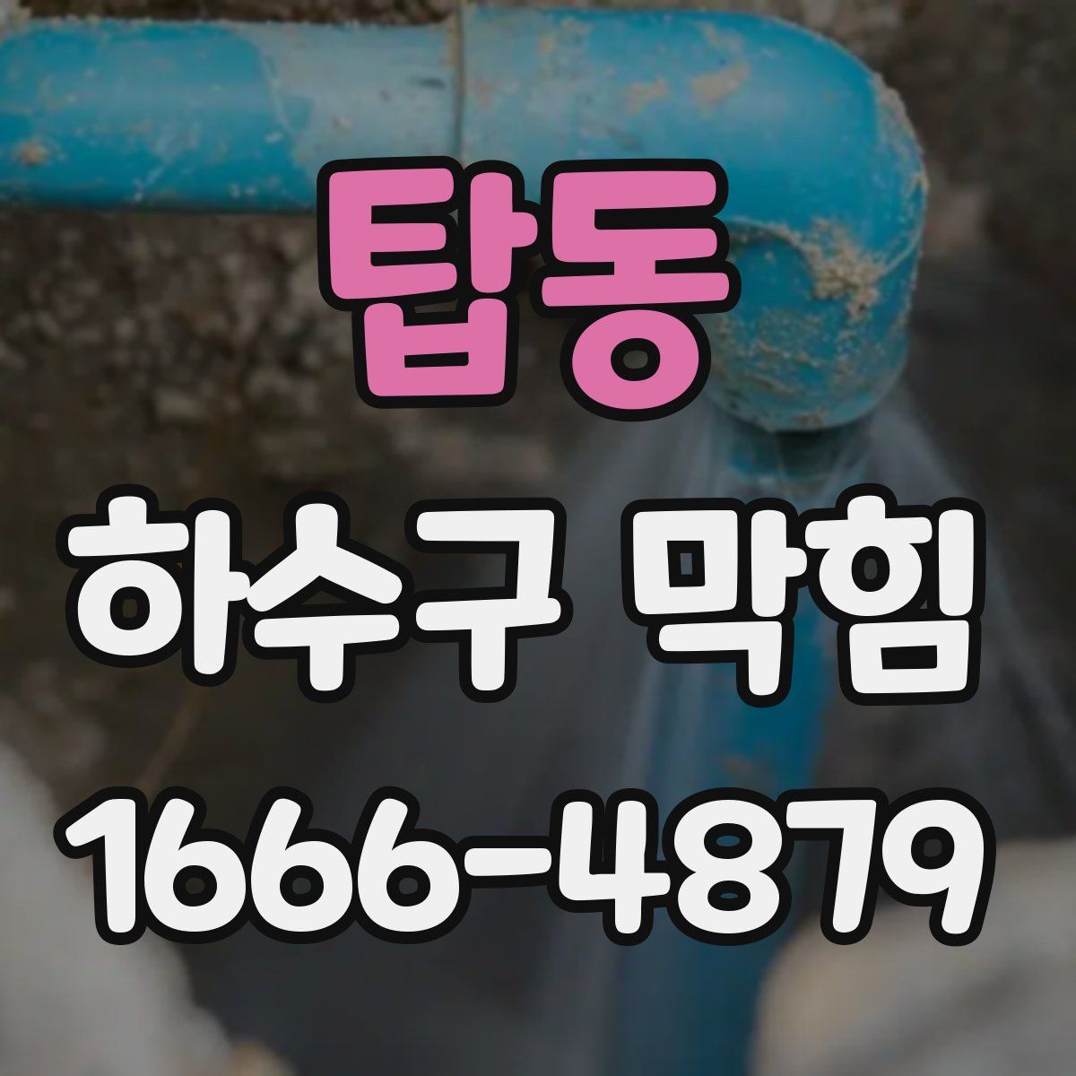 탑동 하수구 막힘
