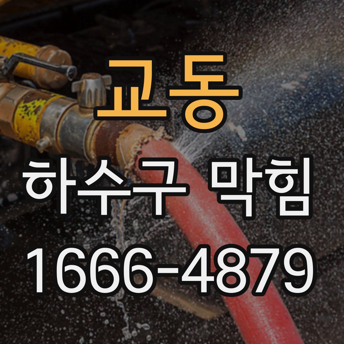 교동 하수구 막힘