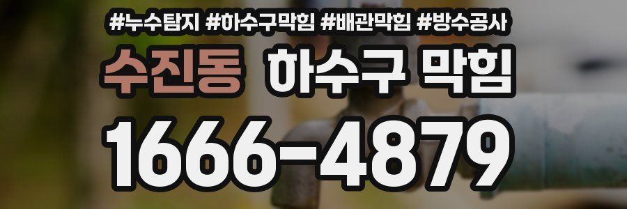 수진동 하수구 막힘
