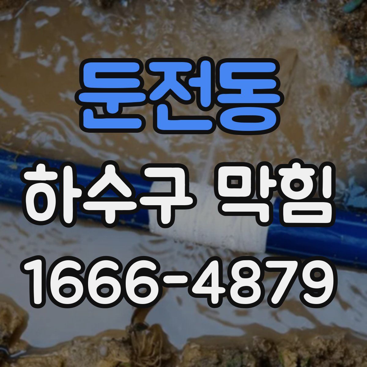 둔전동 하수구 막힘