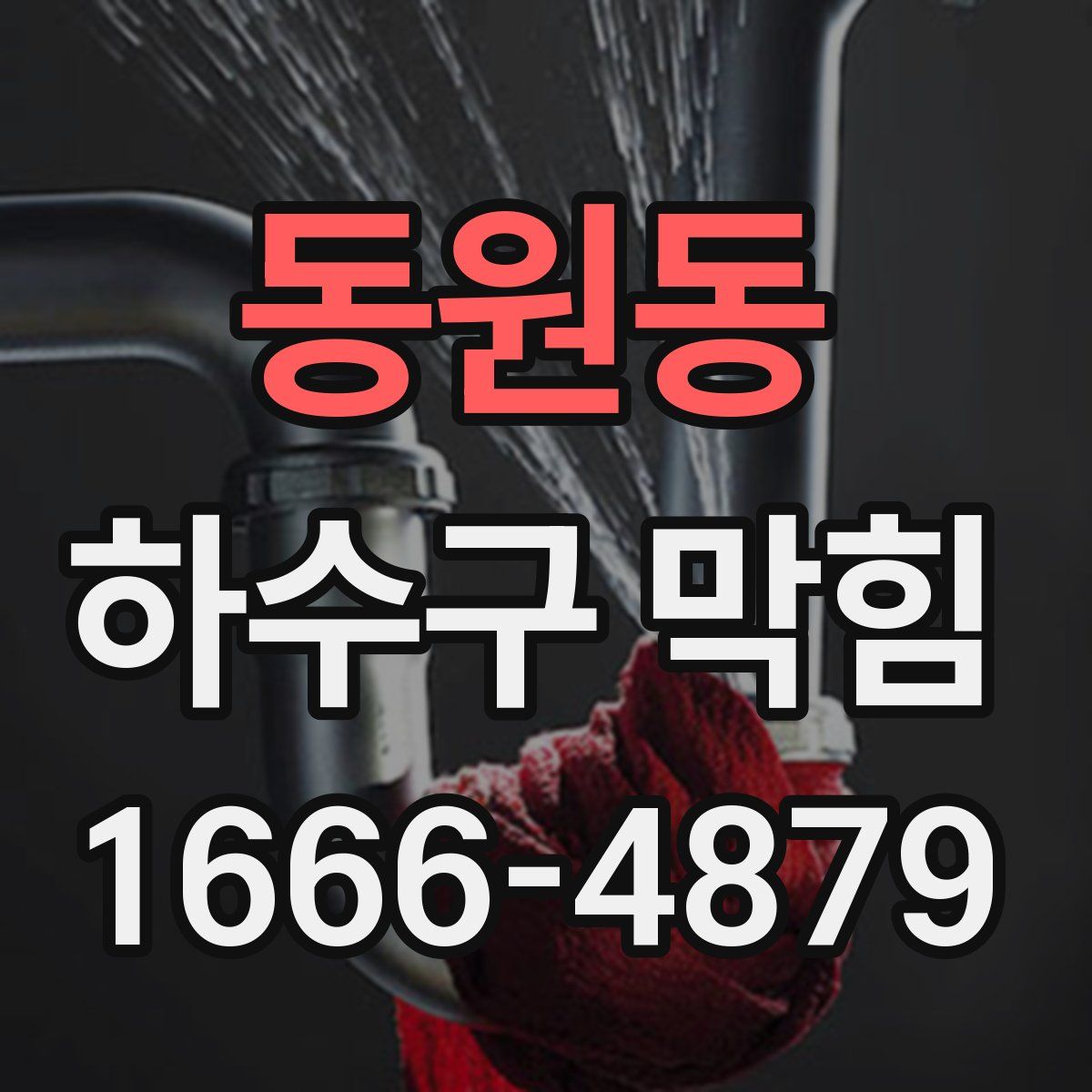 동원동 하수구 막힘