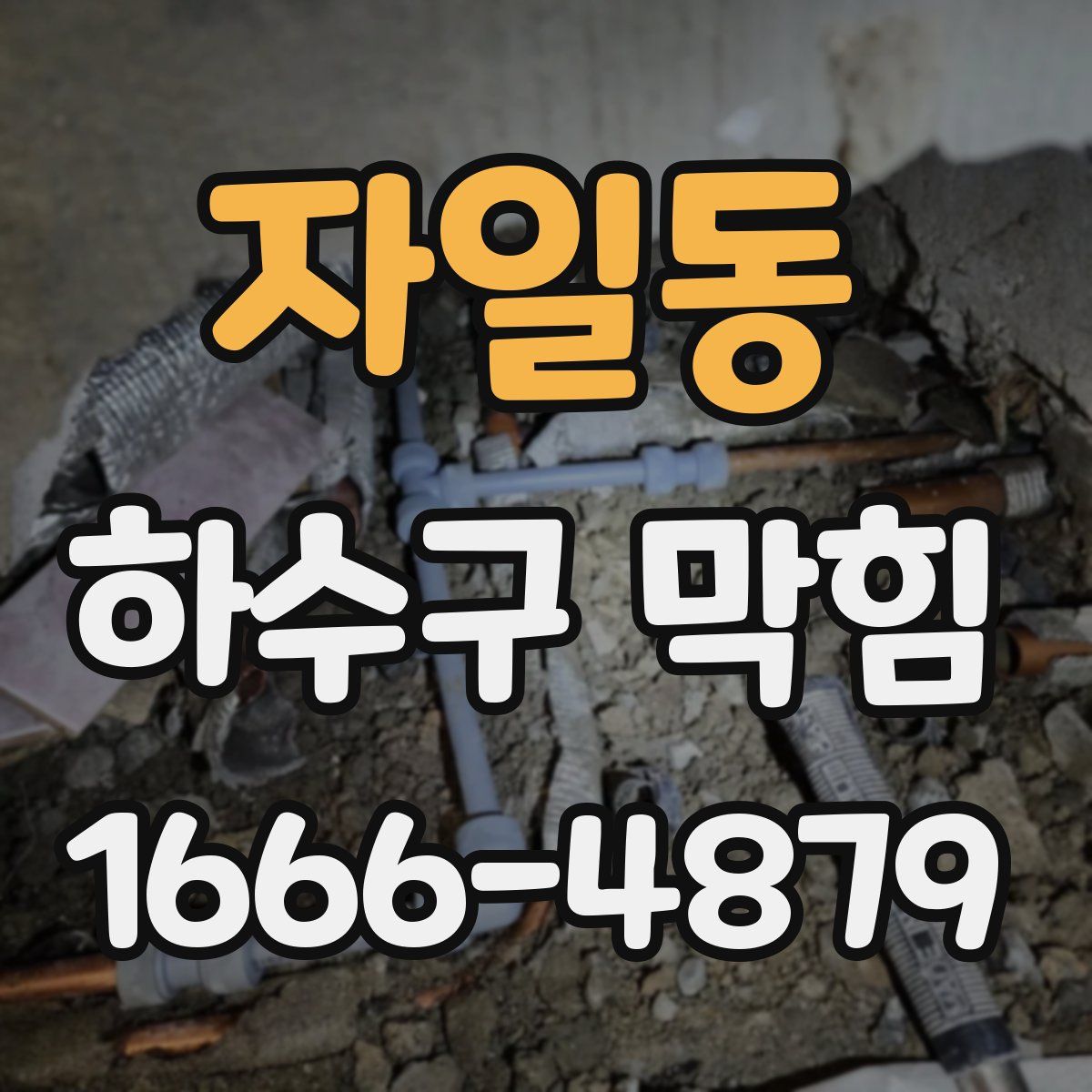 자일동 하수구 막힘