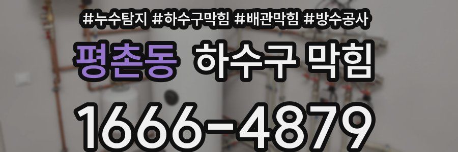 평촌동 하수구 막힘