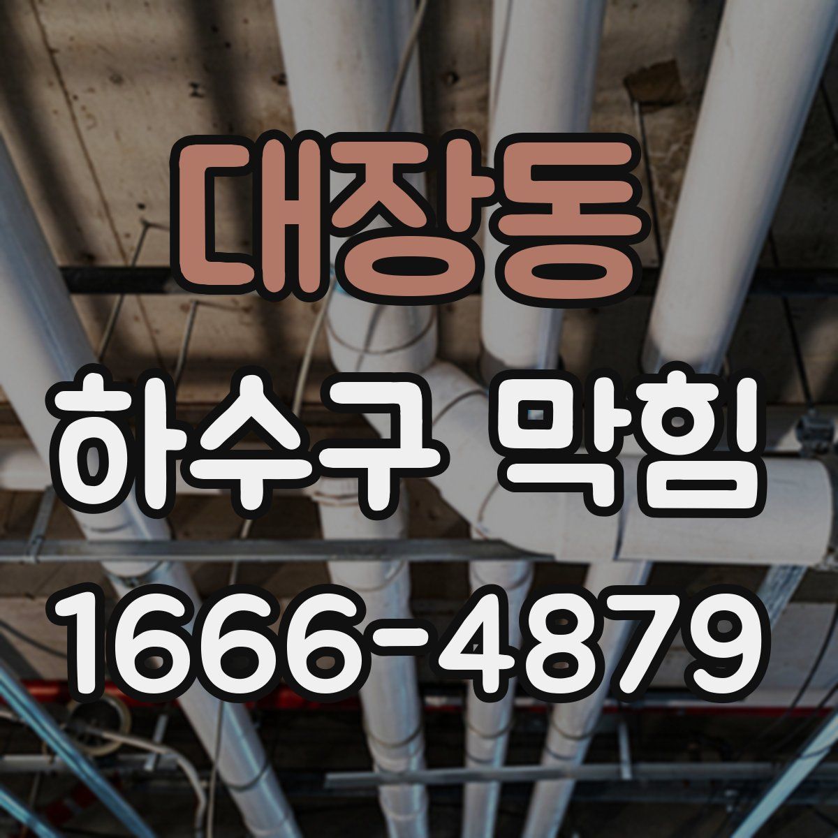 대장동 하수구 막힘
