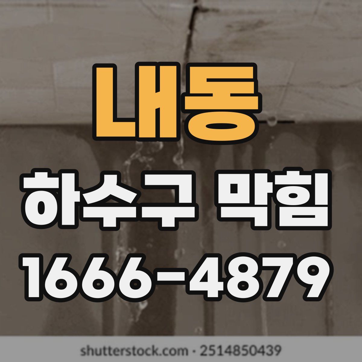 내동 하수구 막힘