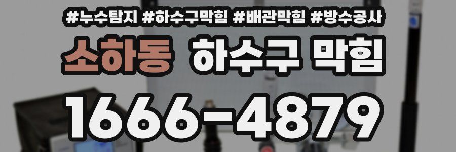 소하동 하수구 막힘