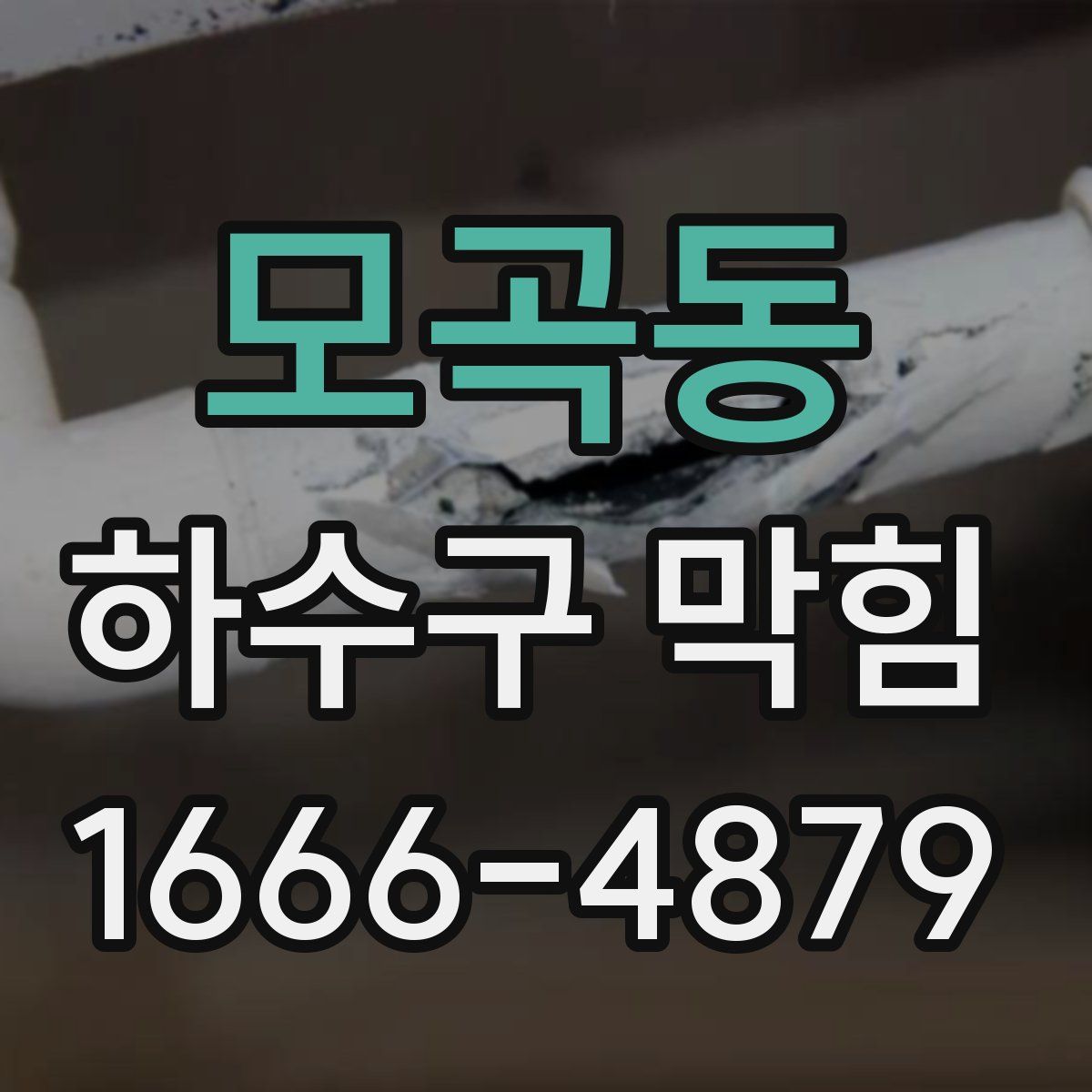모곡동 하수구 막힘