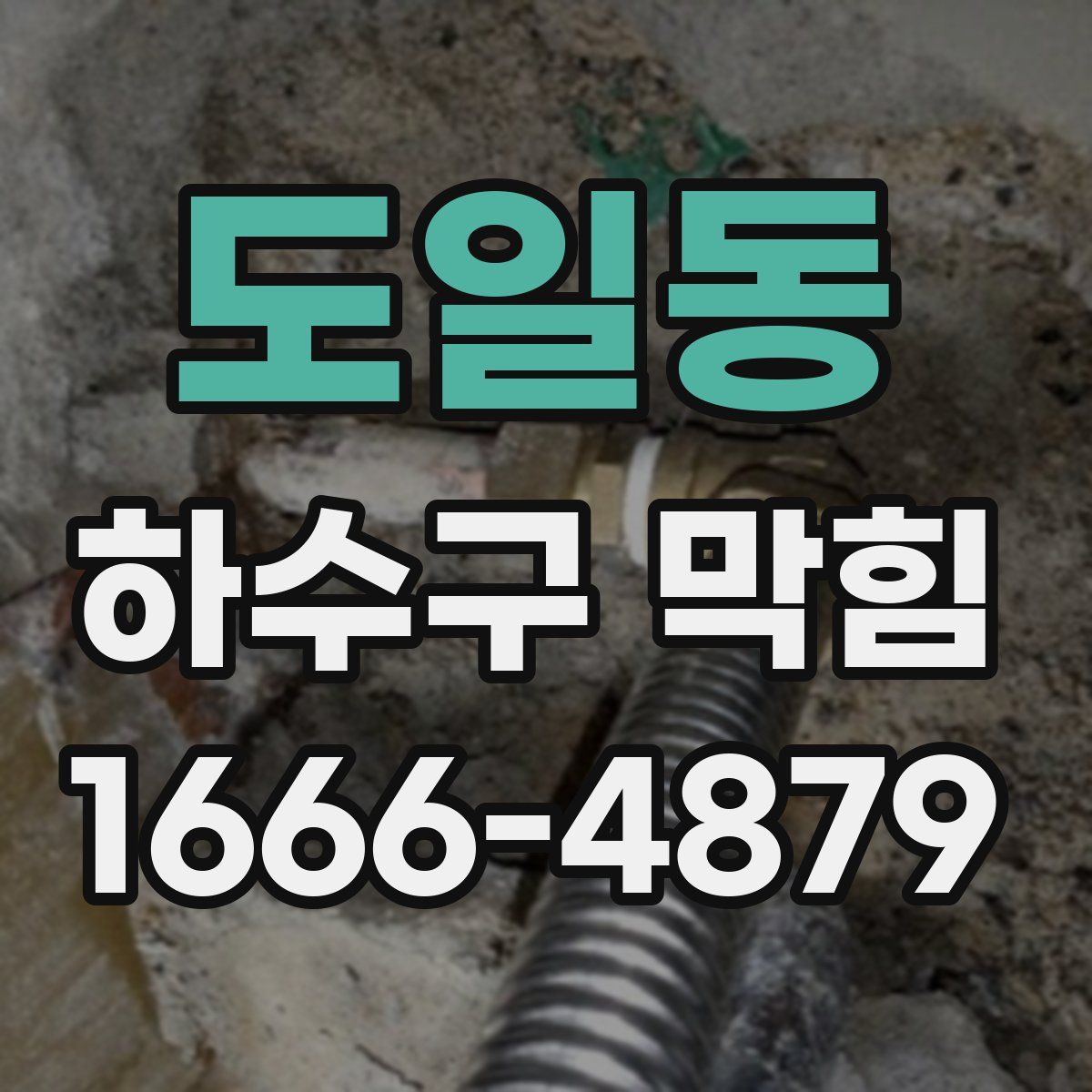 도일동 하수구 막힘