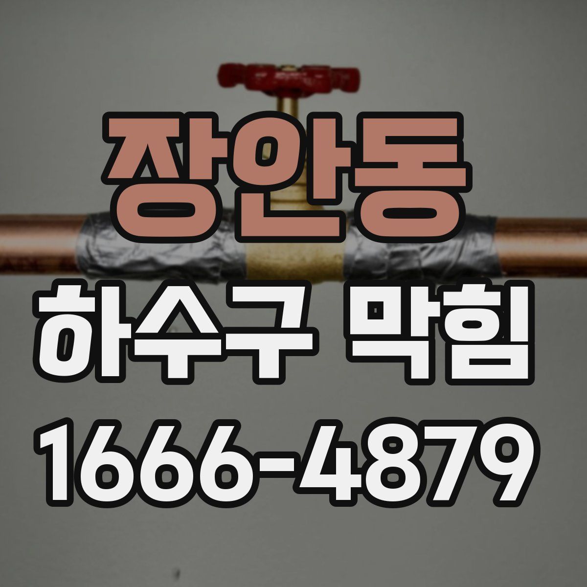 장안동 하수구 막힘