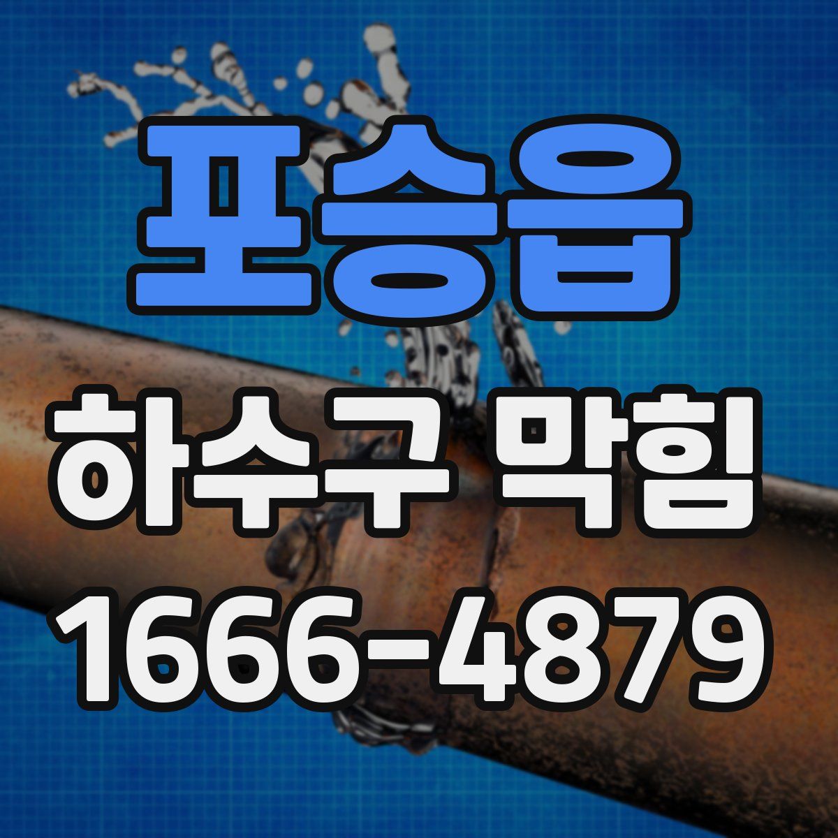 포승읍 하수구 막힘