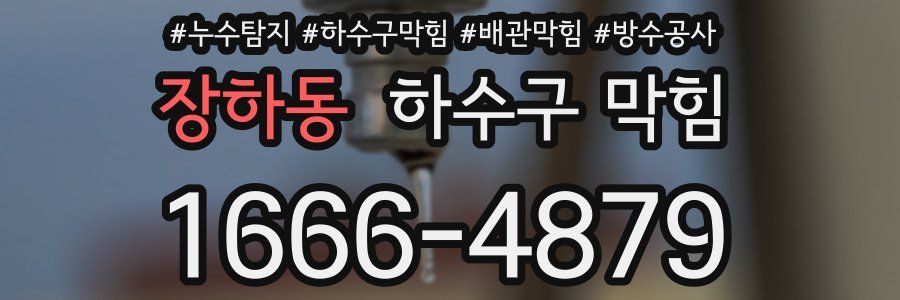 장하동 하수구 막힘