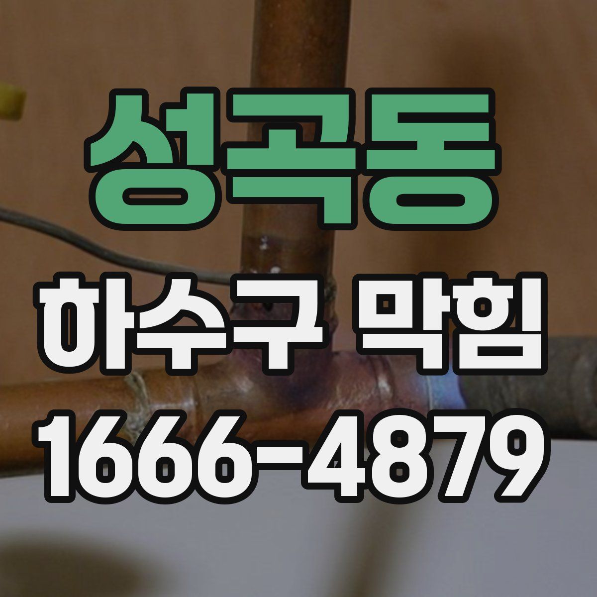 성곡동 하수구 막힘