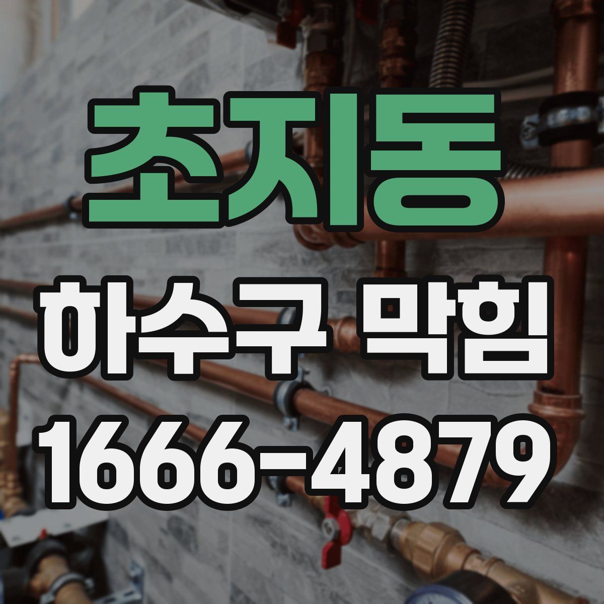 초지동 하수구 막힘