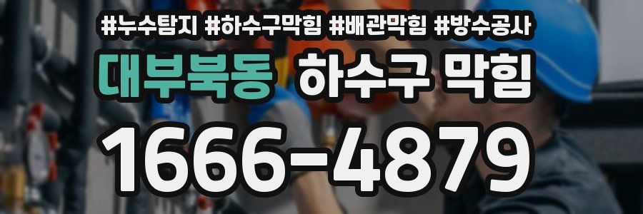 대부북동 하수구 막힘