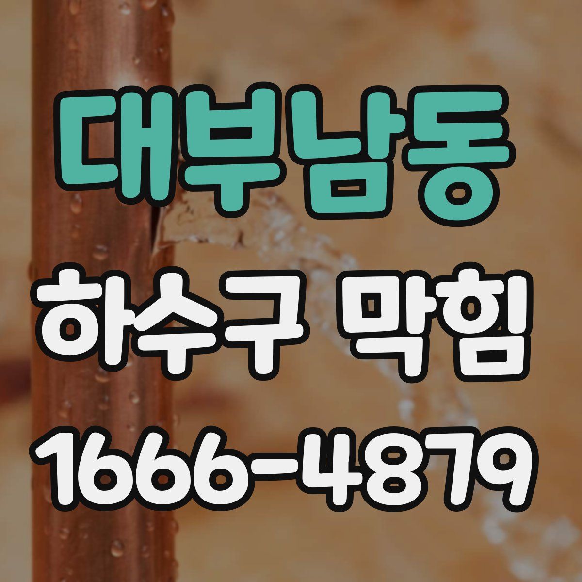 대부남동 하수구 막힘