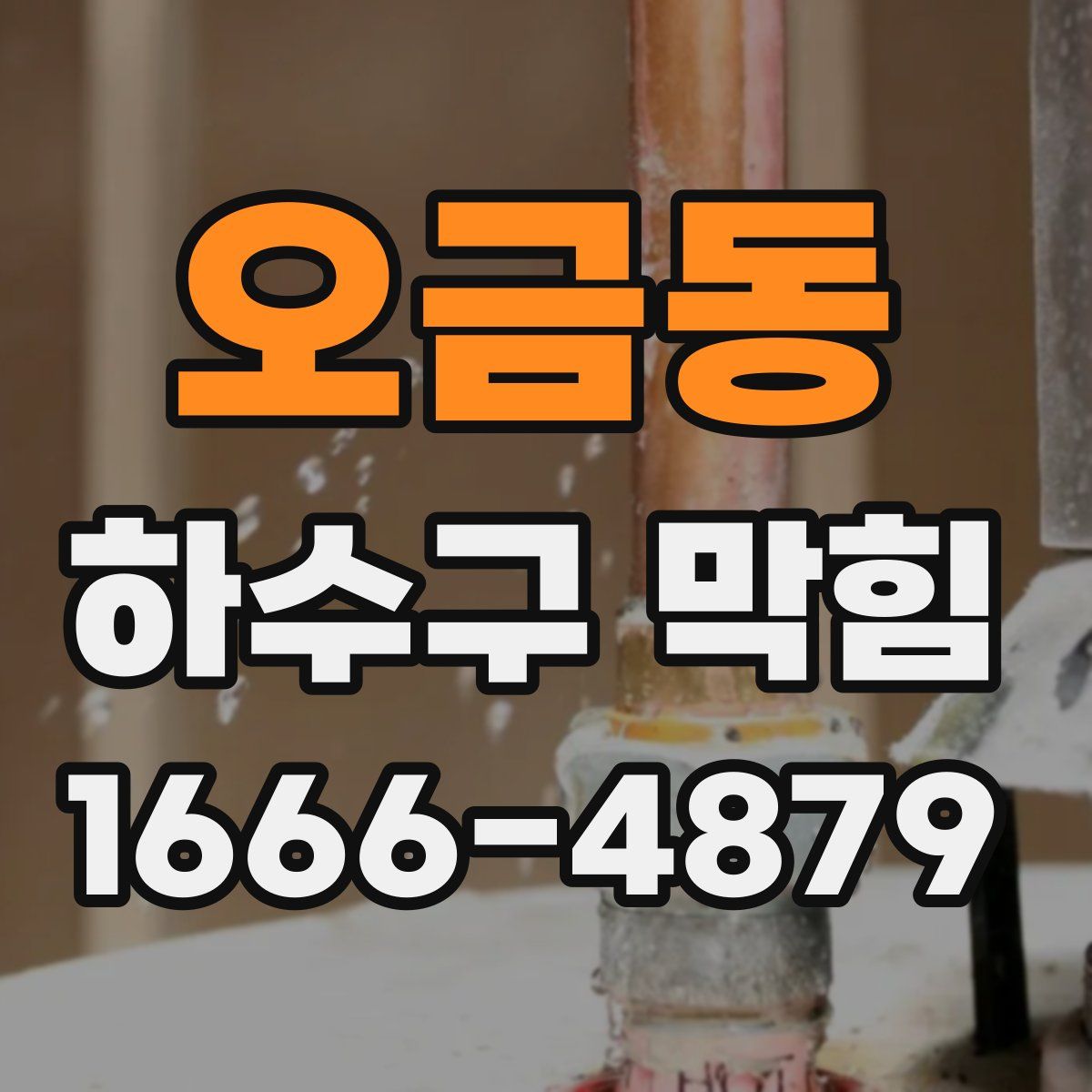 오금동 하수구 막힘