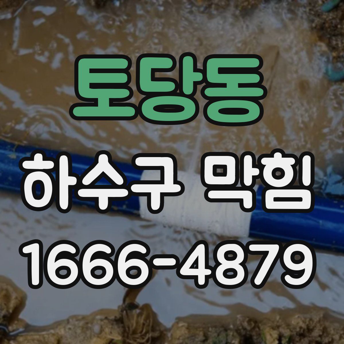 토당동 하수구 막힘