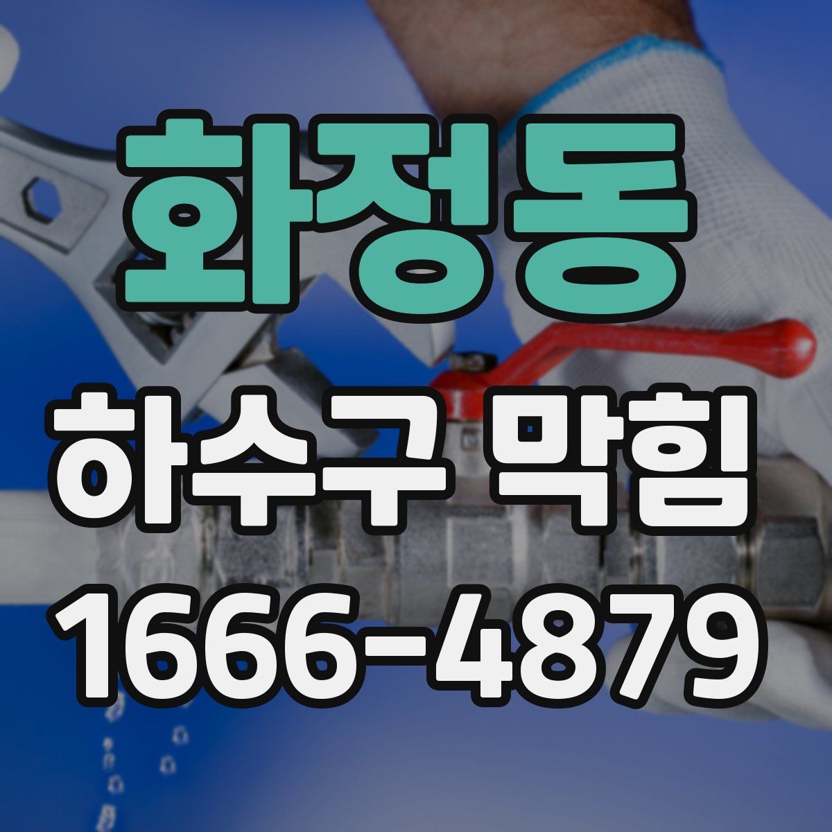 화정동 하수구 막힘
