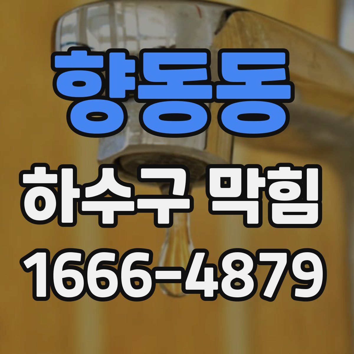 향동동 하수구 막힘